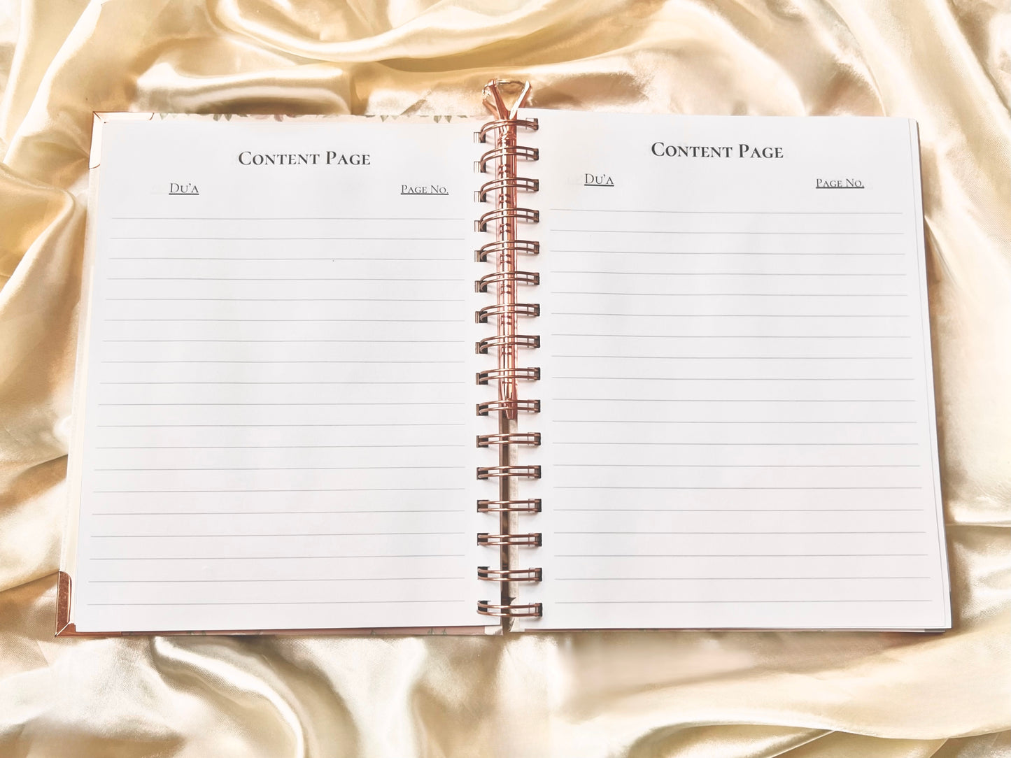 The Du’a Notebook Set in Majestic Gold