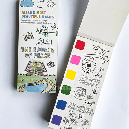 For the Little Khalifa (5 to 9 years old) - Tarbiyyah Gift Set Series (Blocks, Diary Set & Watercolour Paint Book) for Girls