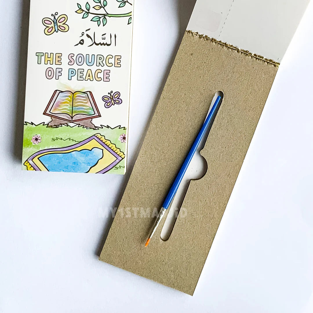 For the Little Khalifa (5 to 9 years old) - Tarbiyyah Gift Set Series (Blocks, Diary Set & Watercolour Paint Book) for Girls