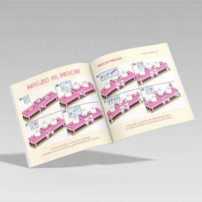 For the Little Khalifa (5 to 9 years old) - Tarbiyyah Gift Set Series (Blocks, Diary Set & Watercolour Paint Book) for Girls