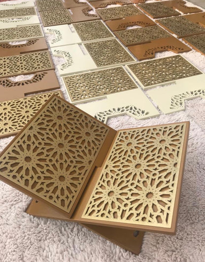 The Moroccan Mosaic Laser-Cut Rehal in Golden Ivory
