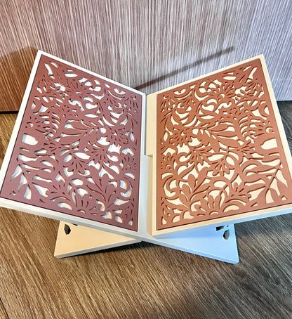 The Floral Laser-Cut Designed Rehal