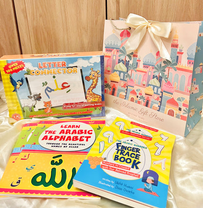 The Arabic Literacy Gift Set (3 to 7 years old) - Tarbiyyah Gift Set Series (with Letter Connectors)