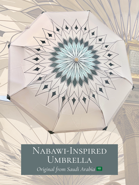 Nabawi-Inspired al-Madinah Foldable Umbrella