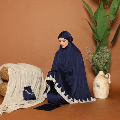 The Princess Prayer Gown (Telekung) in Gold - with Personalised Gift Box