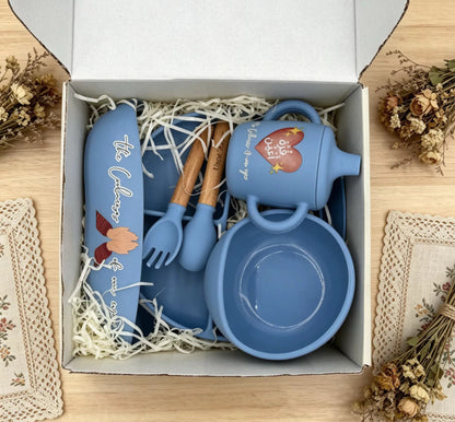 For the Coolness of Your Eyes - Baby to Toddler Mealtime Set (Blue)