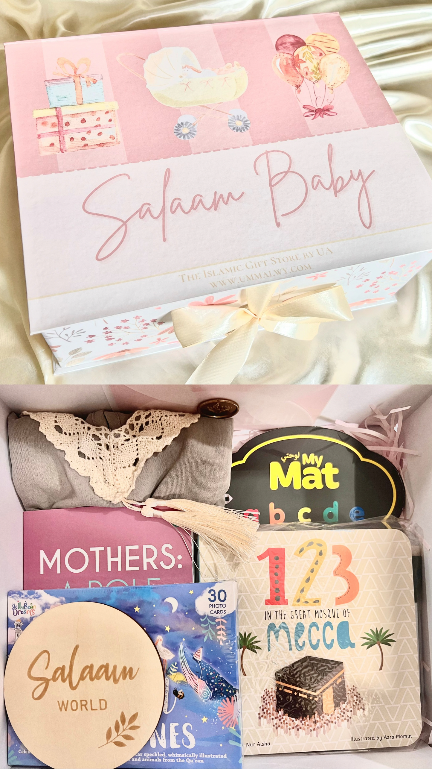 For the Newborn Baby Girl & Mama (with Baby Kaftan)