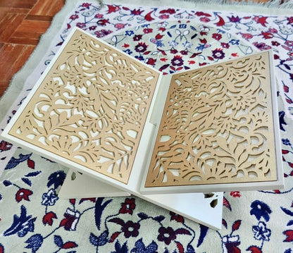 The Floral Laser-Cut Designed Rehal