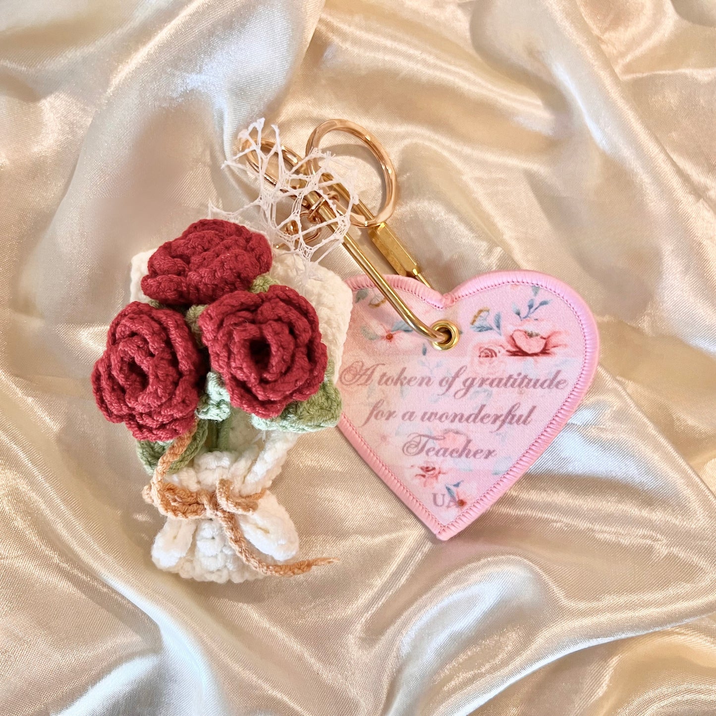 A Token of Gratitude for a Wonderful Teacher Keychain - Teacher’s Day Special