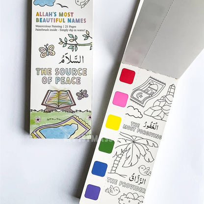 For the Little Khalifa (5 to 9 years old) - Tarbiyyah Gift Set Series (Blocks, Diary Set & Watercolour Paint Book) for Girls