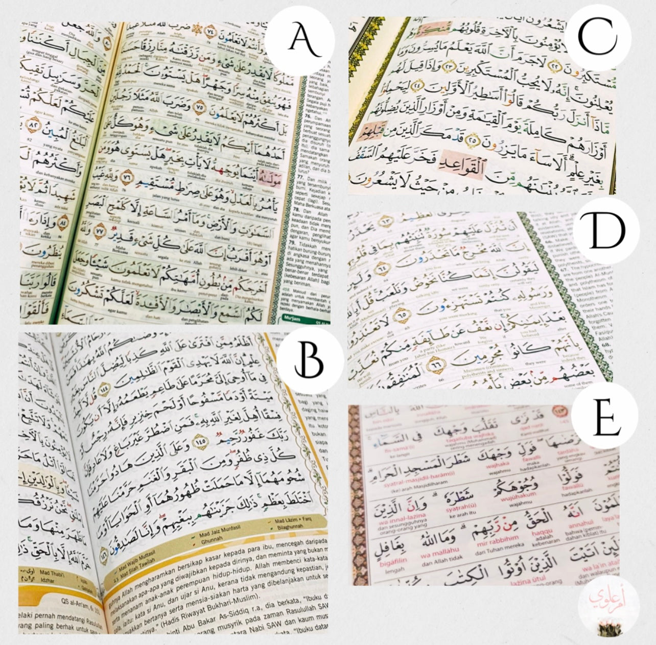 Customised & Personalised Velvet Quran Set - Kalimah: al-Quran al-Karim [Preorder: 2 Weeks IA]