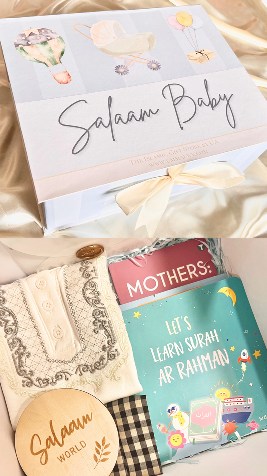 For the Newborn Baby Boy & Mama (with Sarong Set)