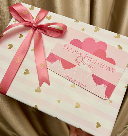 Kids Special Signature Gift Bag, Gift Wrap & Personalised Card
