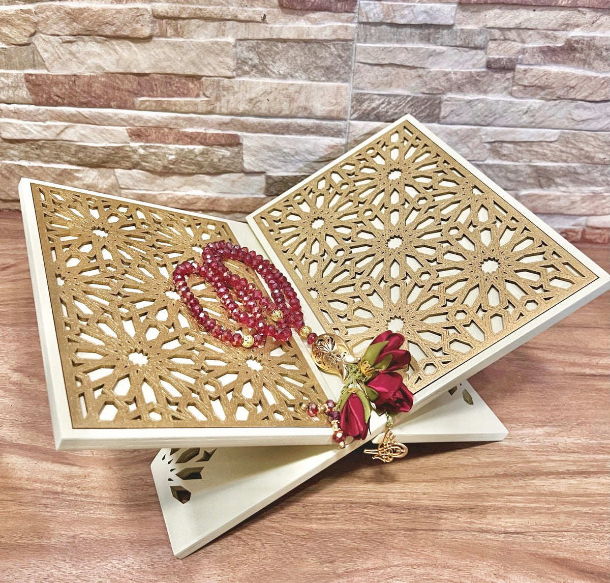 The Moroccan Mosaic Laser-Cut Rehal in Golden Ivory