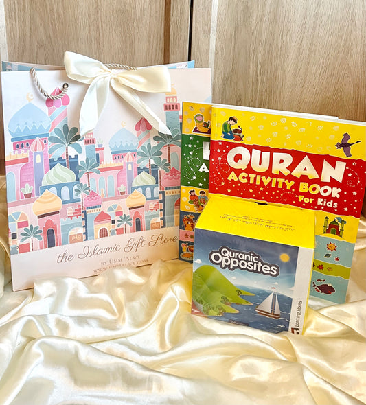 Let’s Learn Quran & Hadith (4 to 9 years old) - Tarbiyyah Gift Set Series (Puzzle & Activity Books)