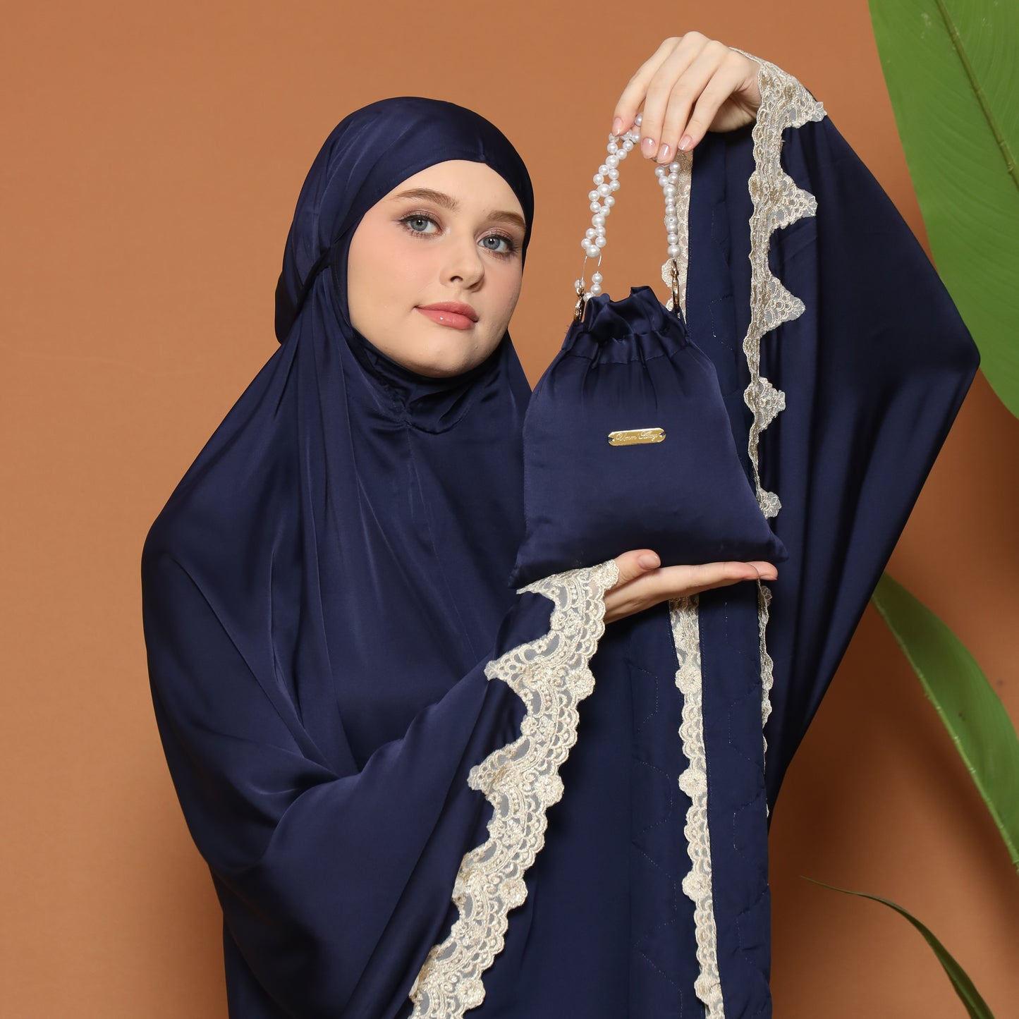 The Princess Prayer Gown (Telekung) in Gold - with Personalised Gift Box