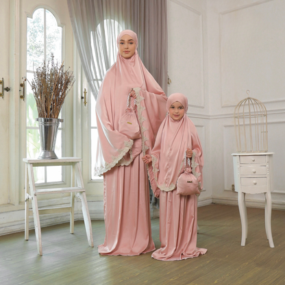 The Princess Prayer Gown (Telekung) for Kids - with Personalised Gift Box