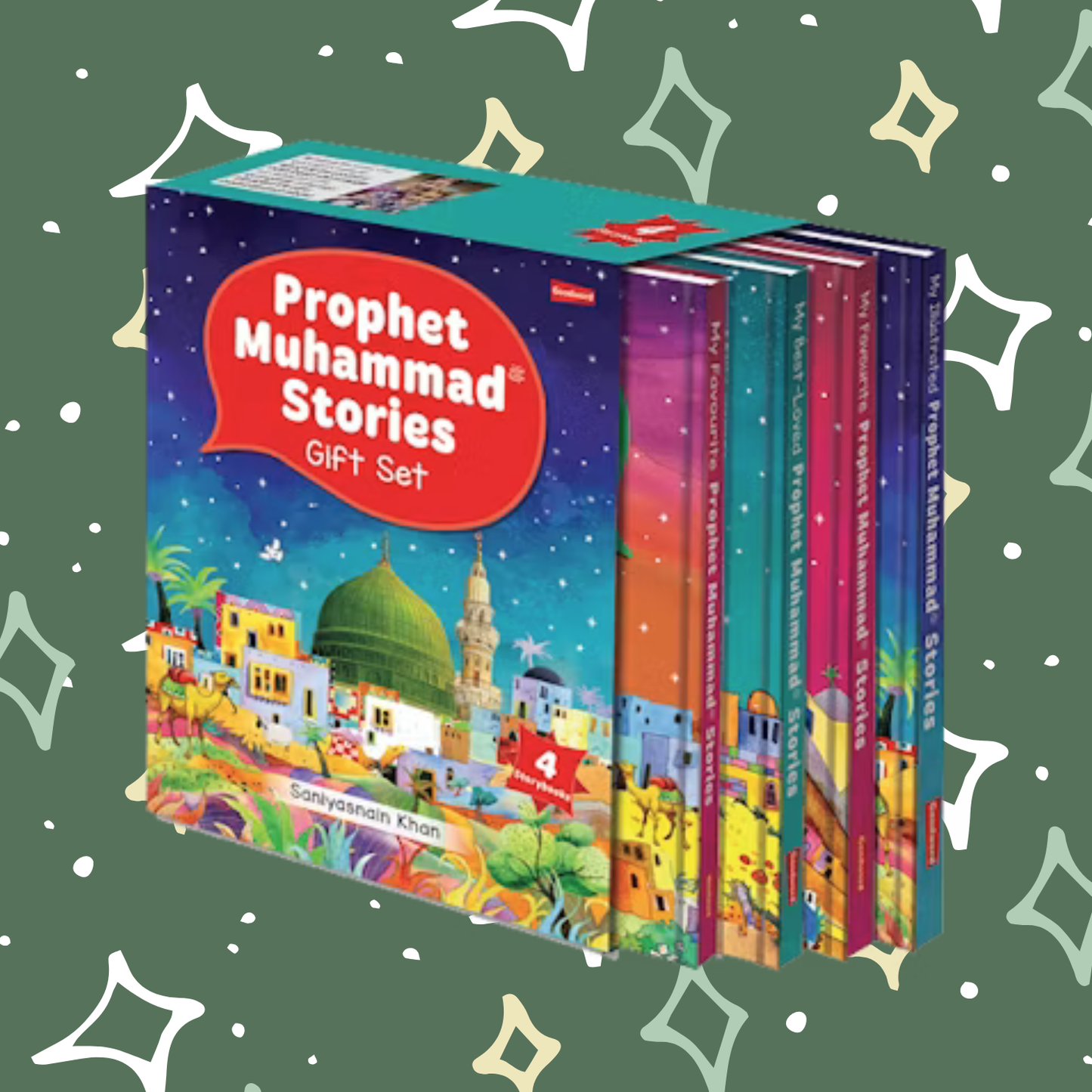 Prophet Muhammad Stories Gift Set (Includes 4 Hardbound Books) - 7 to 12 years old