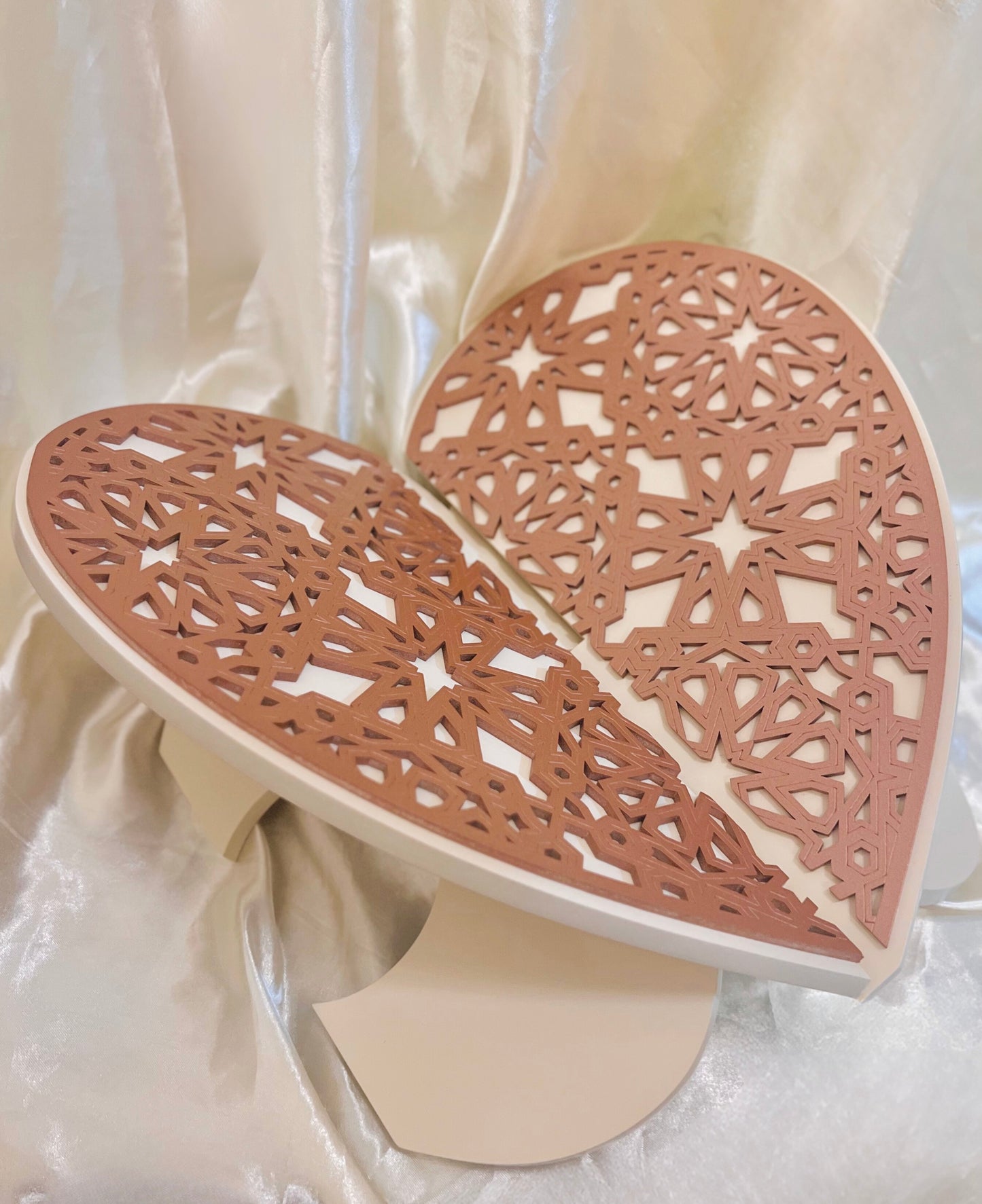 The Heart-Shaped Laser-Cut Designed Rehal
