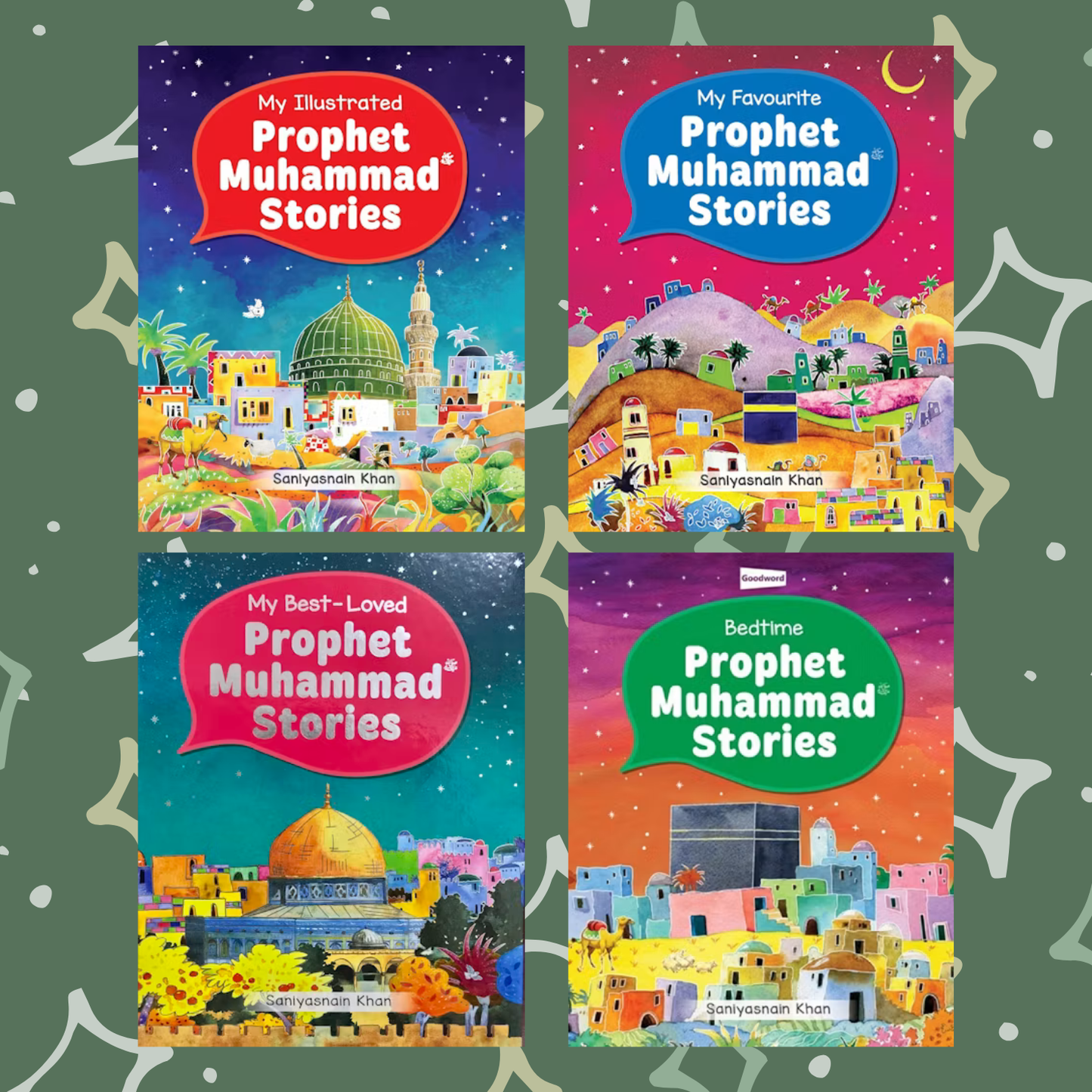 Prophet Muhammad Stories Gift Set (Includes 4 Hardbound Books) - 7 to 12 years old