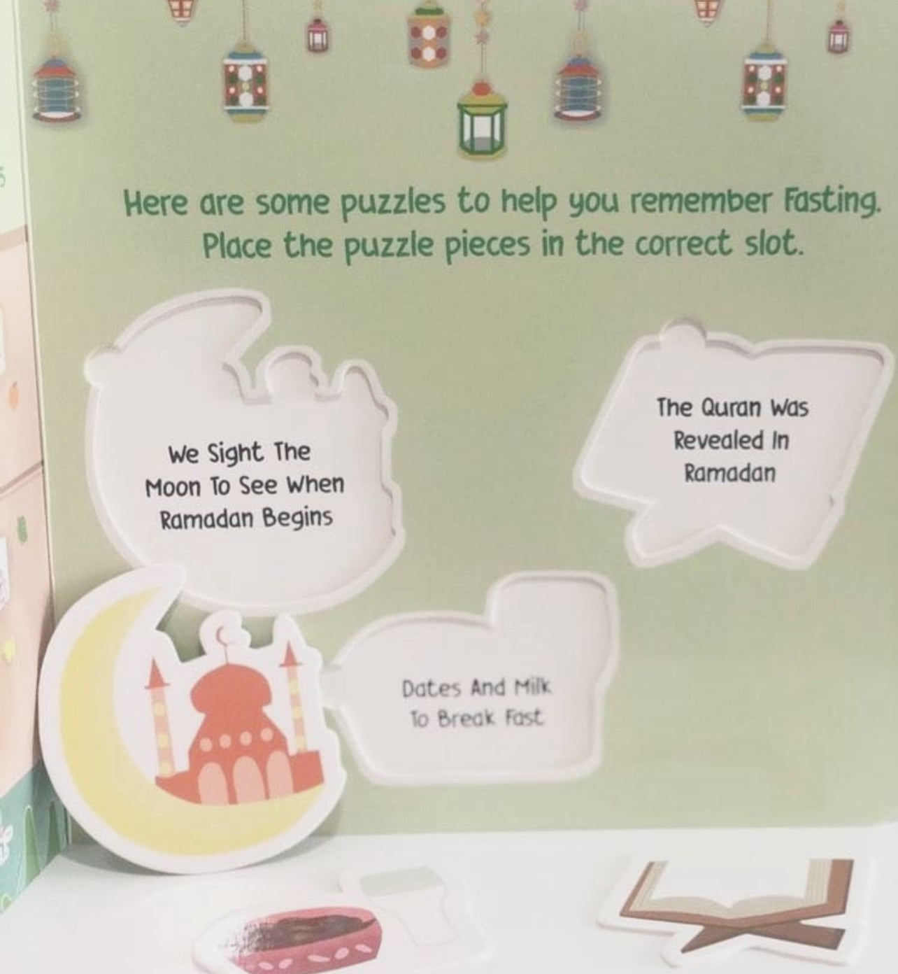 For the Toddler/Early Preschooler (0 to 4 years old) - Tarbiyyah Gift Set Series (with Puzzle Book)