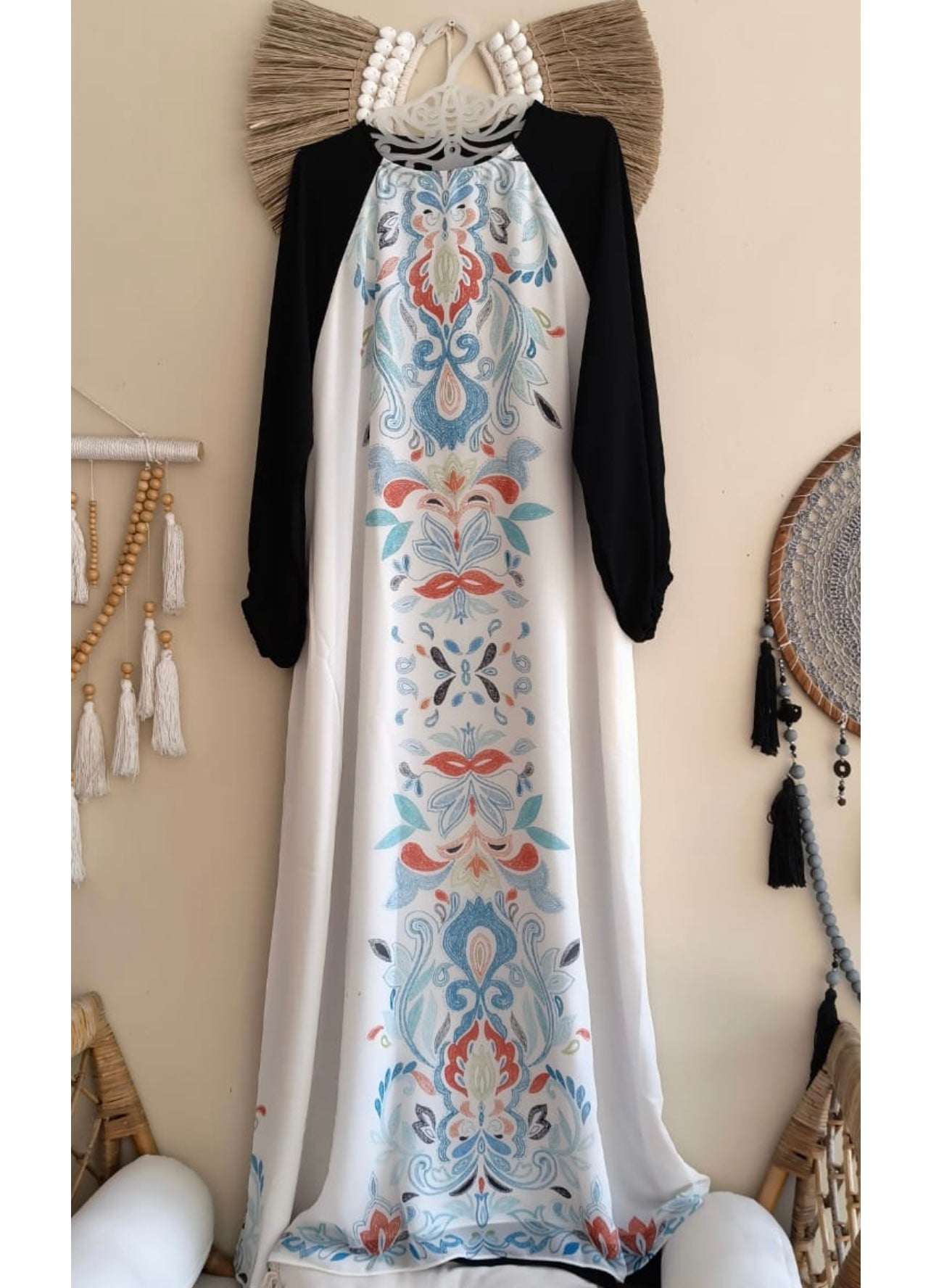 Royale Black-Sleeved Dress