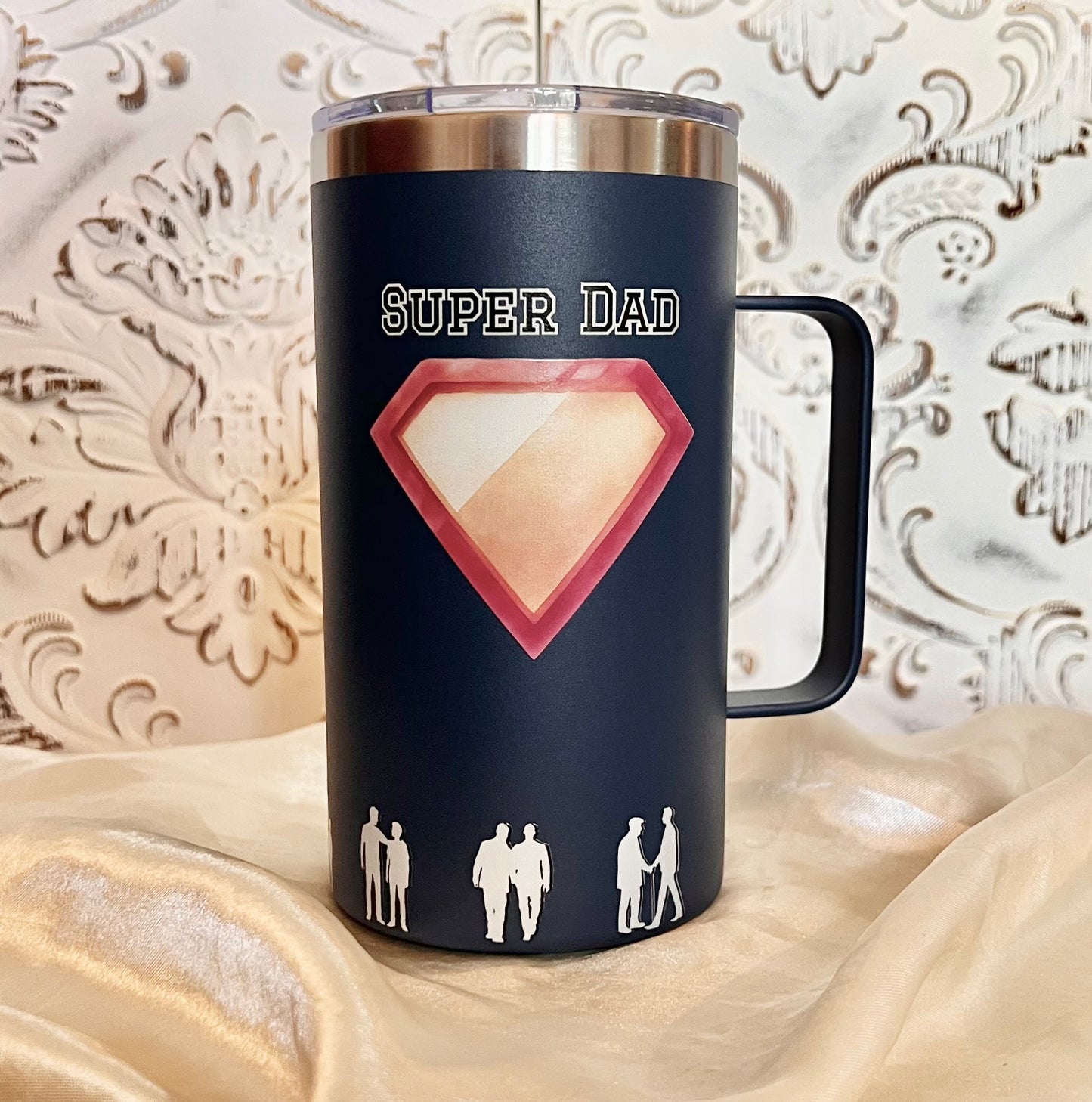 World’s Best Abi/Super Dad Jumbo Tumbler Mug (Personalisation Available)