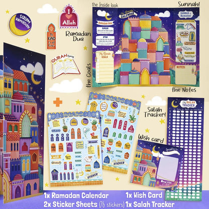 My Ramadan Calendar & Solah Tracker Card Pack