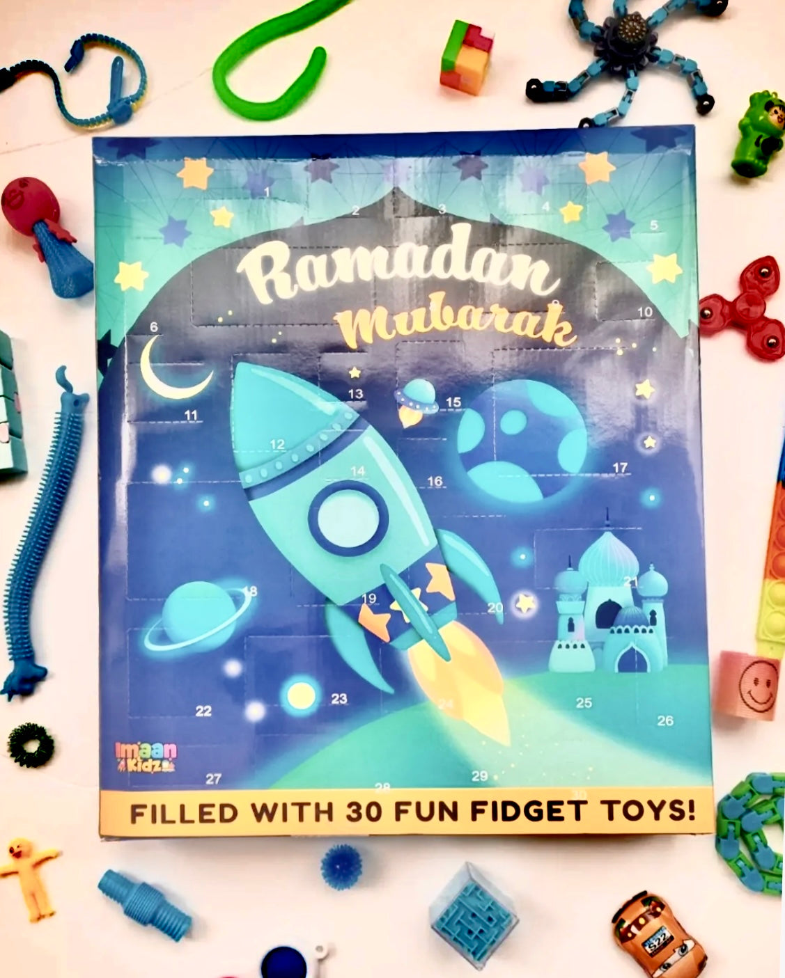 Ramadan Daily Reward Calendar (Large) - 30 Surprise Fun Toys for 30 Days