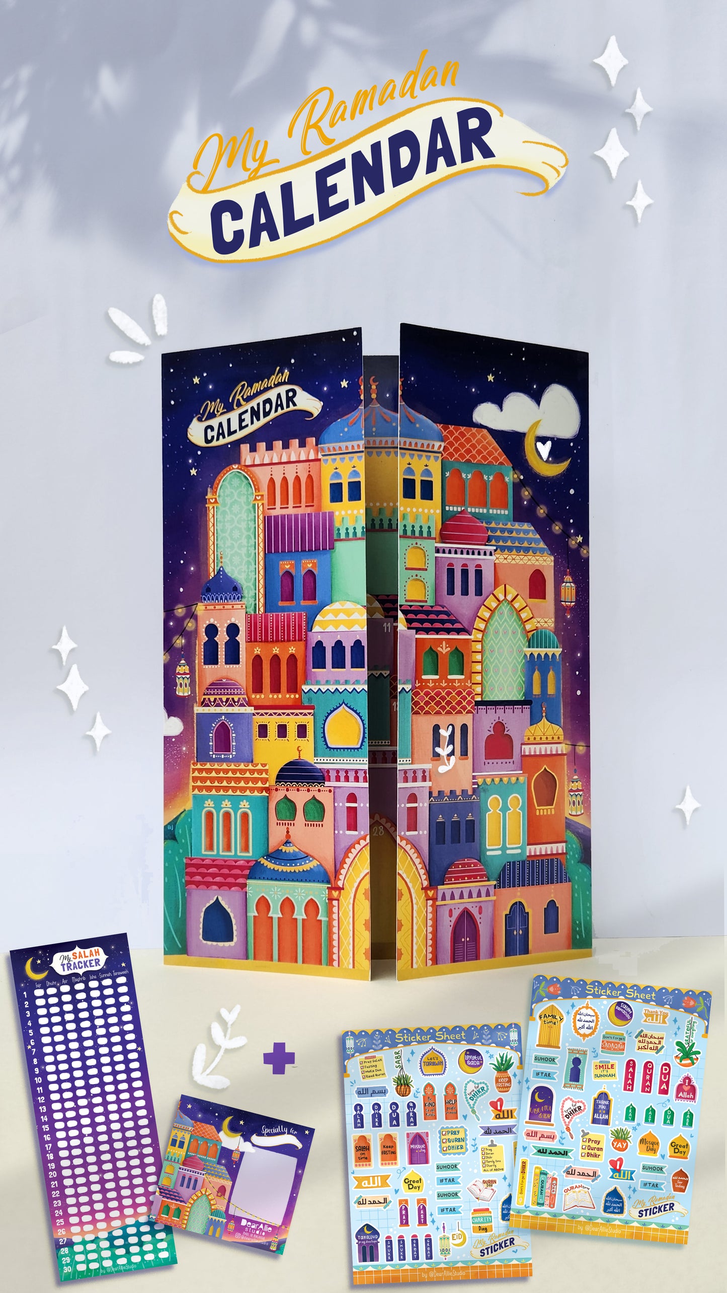 My Ramadan Calendar & Solah Tracker Card Pack